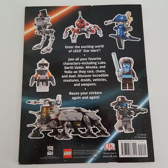 LEGO Star Wars Ultimate 1000 REUSEABLE STICKER COLLECTION - Picture 5 of 8